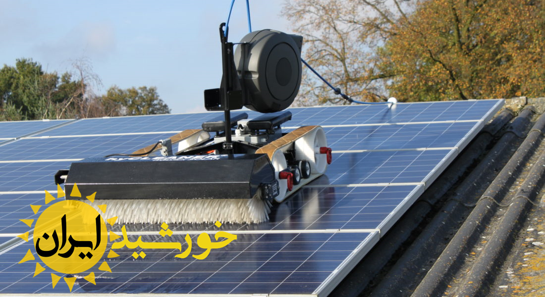 انواع ربات شستشوی پنل های خورشیدی